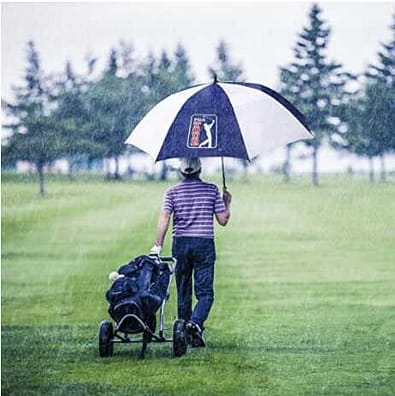 PGA Tour PGAT10 - Windproof Double Rod Golf Umbrella