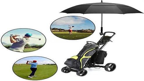 Eono by Amazon - Windproof Golf Umbrella with Double Fabric and Automatic Opening System